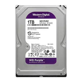 WD PURPLE, WD11PURZ, 3.5" 1TB, 64Mb, 5400 Rpm, 7/24 Güvenlik, HDD (Türkiye Distribütörü Garantili)