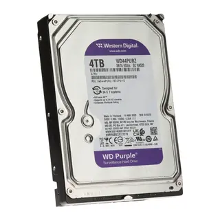 WD PURPLE WD44PURZ 3,5" 4TB, 128Mb, 5400 Rpm, 7/24 Güvenlik HDD (Türkiye Distribütörü Garantili)