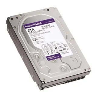 WD PURPLE, WD85PURZ, 3.5", 8TB, 256Mb, 5640 Rpm, 7/24 Güvenlik, HDD (Türkiye Distribütörü Garantili)