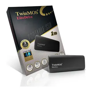 TwinMOS PSSDGGBMED32, 1TB, Taşınabilir External SSD, USB 3.2, Type-C (Dark Grey)