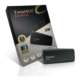 TwinMOS PSSD2TBMEDB, 2TB, Taşınabilir External SSD, USB 3.2, Type-C (Dark Grey)
