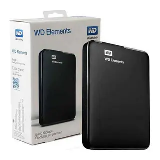 WD WDBU6Y0020BBK-WESN, Elements, 2TB, 2.5", USB3.0, Taşınabilir, Harici HDD, Siyah (Türkiye Distribütörü Garantili)