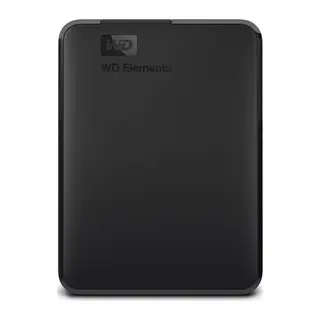 WD WDBU6Y0050BBK-WESN, Elements, 5TB, 2.5", USB3.0, Taşınabilir, Harici HDD, Siyah (Türkiye Distribütörü Garantili)