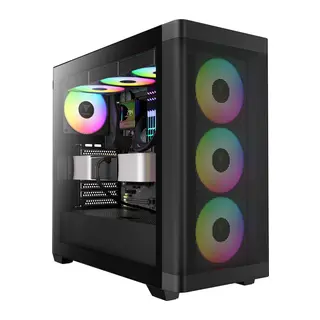 GAMDIAS ATHENA M3, 850W, 80+ Bronze, Tempered Glass, Type-C, Mesh Ön Panel, ARGB, ATX, GAMING KASA