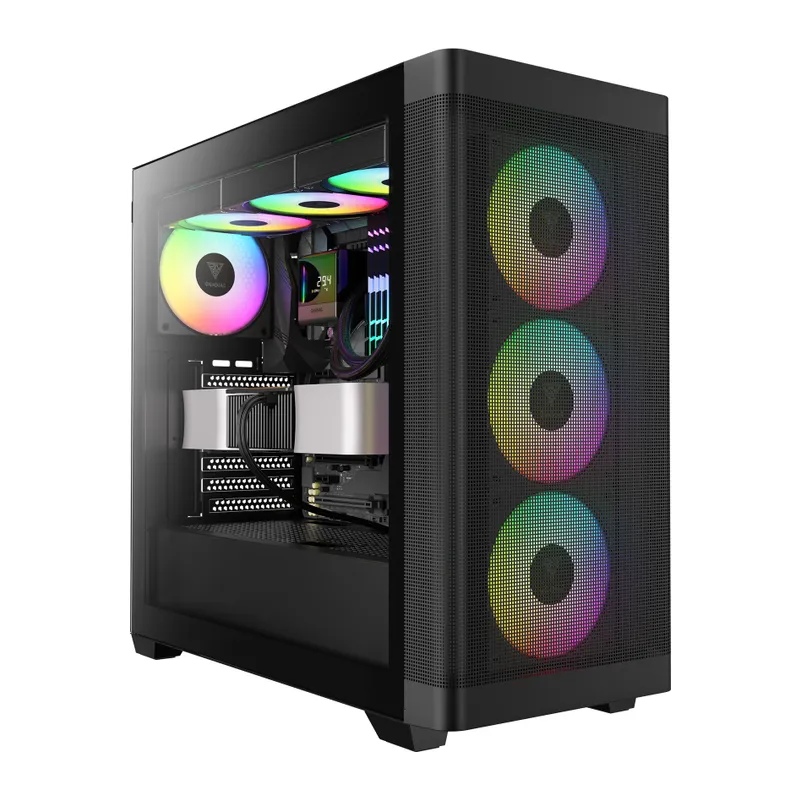 GAMDIAS ATHENA M3, 1600W, Tempered Glass, Type-C, Mesh Ön Panel, ARGB, ATX, Professional GAMING KASA