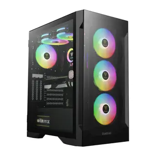 GAMDIAS TALOS E2 Elite, 850W, 80+ Bronze, Tempered Glass, ARGB, ATX GAMING KASA