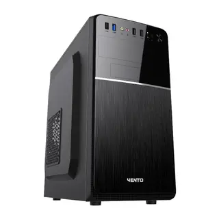 VENTO TML0117 Mid Tower, Peak 400W Siyah, ATX Kurumsal KASA
