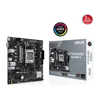 ASUS PRIME A620M-K, 2xDDR5, 1x M.2, D-SUB, HDMI, AM5 Soket Anakart