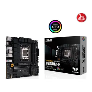 ASUS TUF GAMING B650M-E, 4xDDR5, 2x M.2, HDMI, 2xDP, Type-C, AM5 Soket GAMING Anakart