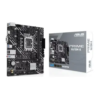 ASUS PRIME H610M-K, 2xDDR5, M.2, D-SUB, HDMI, 12-13.14.Nesil, LGA1700 Soket, Anakart