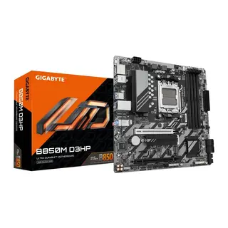 GIGABYTE B850M D3HP, 4xDDR5, 2xM.2, 2xDP, HDMI, Type-C, AM5 Soket GAMING Anakart