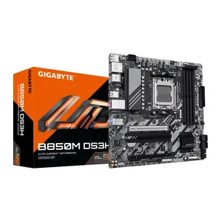 GIGABYTE B850M DS3H, 4xDDR5, 2xM.2, 2xDP, HDMI, Type-C, AM5 Soket GAMING Anakart