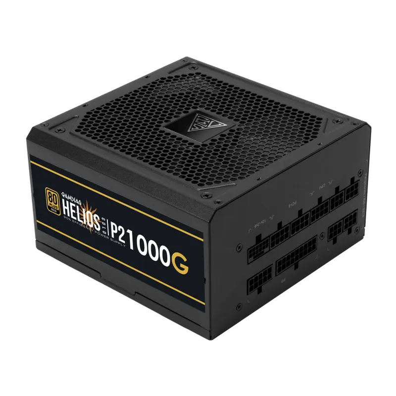 GAMDIAS HELIOS P2-1000G, 1000W, 80+ Gold, Full Modüler, Aktif PFC, GAMING, ATX, Power Supply (PSU)