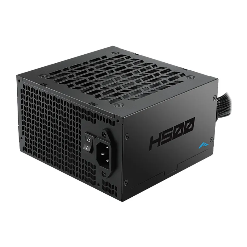 SAMA H500, 500W, Black, 80 Plus, Aktif PFC, Siyah, GAMING, ATX, Power Supply (PSU)