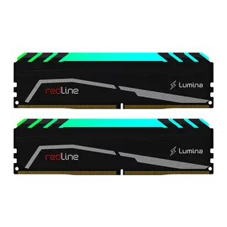 MUSHKIN redLine Lumina, MLA4C360JNNM8GX2, 2x8Gb Kit, 3600Mhz, DDR4, CL18, RGB, Desktop Gaming RAM (Soğutuculu)