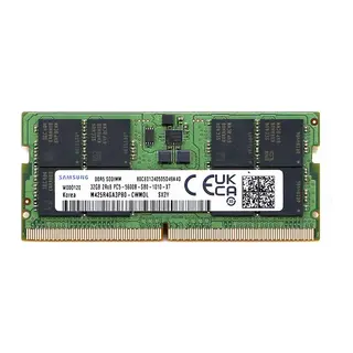 Samsung SAMSO5600/32, 32GB, DDR5, 5600MHz, CL46, 1.1V Notebook Ram (M425R4GA3BB0-CWW0L)