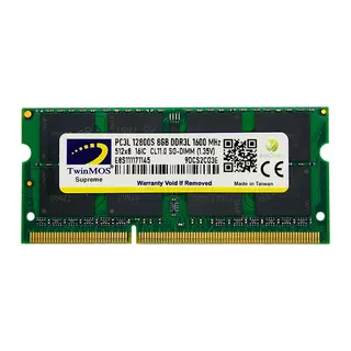 TwinMOS MDD3L8GB1600N, 8GB, DDR3, 1600MHz, 1.35V Notebook Ram
