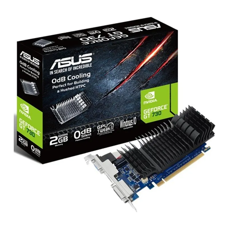 ASUS GT730-SL-2GD5-BRK, 2Gb, GDDR5, 64Bit, 1xD-Sub, 1xDVI, 1xHDMI Ekran Kartı