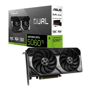 ASUS DUAL-RTX5060TI-O16G, 16Gb, 128Bit, GDDR7, 1xHDMI, 3xDP GAMING Ekran Kartı
