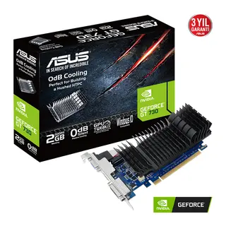 ASUS GT710-SL-2GD5-BRK-EVO 2Gb DDR5 64Bit 1xD-SUB 1xHDMI 1xDVI