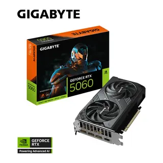 GIGABYTE GV-N5060WF2MAX OC-8GD, RTX5060, WINDFORCE MAX OC, 8Gb, GDDR7, 128BIT, 2 Fanlı, 1xHDMI, 3xDP, GAMING Ekran KARTI