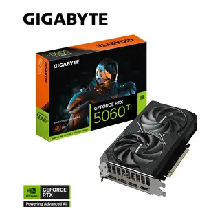 GIGABYTE GV-N506TWF2MAX OC-16GD, RTX5060TI, WINDFORCE MAX OC, 16Gb, GDDR7, 128BIT, 2 Fanlı, 1xHDMI, 3xDP, GAMING Ekran KARTI