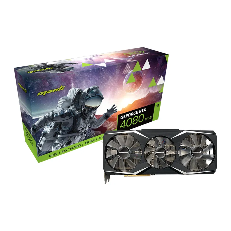MANLI M-NRTX4080/6RMHPPP-M3520, GEFORCE RTX4080, 16Gb, 256Bit, GDDR6X, 1xHDMI, 3xDP GAMING Ekran Kartı