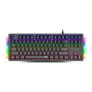 T-DAGGER BALI, T-TGK311-BL, USB Kablolu, Türkçe Q, Rainbow Backlight, Blue Mekanik Switch, 87 Tuşlu, Gaming Klavye
