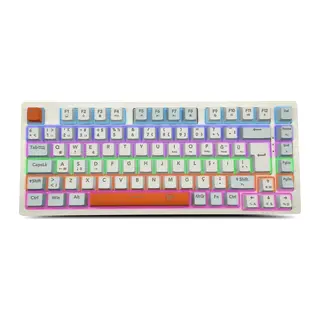 T-DAGGER T-TGK326WBO, MEGATRE, USB Kablolu, Türkçe Q, Rainbow Backlight, Red Mekanik Switch, 82 Tuşlu, Gaming Klavye