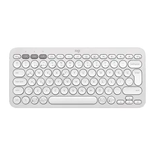 LOGITECH K380S, Pebble Keys 2, Beyaz, 920-011860, Bluetooth, Türkçe, Q, Multimedya, Mini Klavye