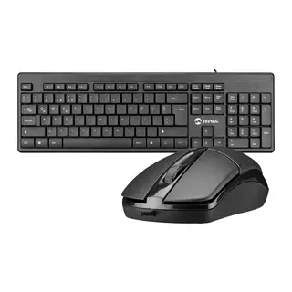 EVEREST KM-515, Siyah, Türkçe Q, USB Kablolu, Klavye Mouse Set