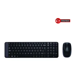 Logitech MK220 (920-003163) Kablosuz Türkçe Q Klavye/Mouse Set
