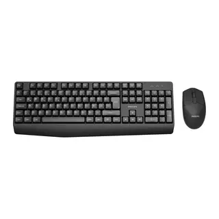 PHILIPS SPT6337B, Siyah, Türkçe Q, 2.4Ghz Kablosuz, Klavye Mouse Set