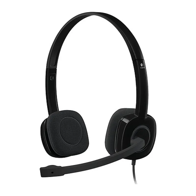 LOGITECH H151, 981-000589, 3,5mm Jac, Çağrı Merkezi, Ofis, Toplantı, Konuşmacı Tipi, Microfonlu Kulaklık