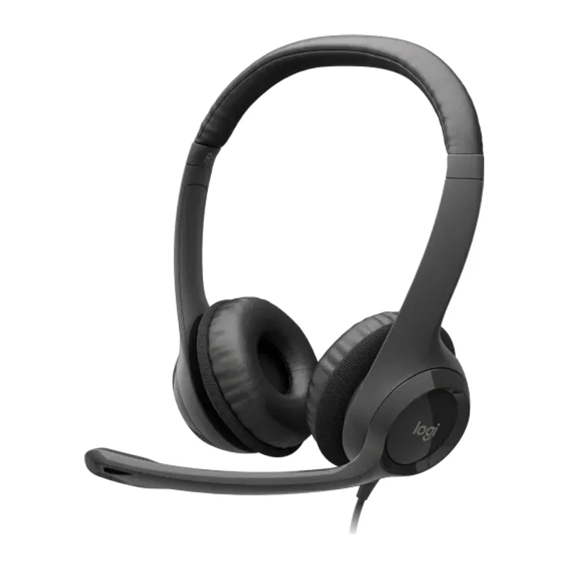 LOGITECH H390, 981-000406, USB, Çağrı Merkezi, Ofis, Toplantı, Konuşmacı Tipi, Microfonlu Kulaklık