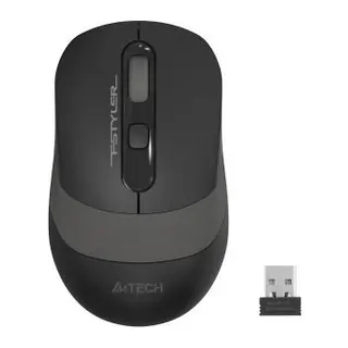 A4 TECH FG10, Grey, FSTYLER, 2,4Ghz Kablosuz, Optik Mouse, 10-15Metre, 4 Buton, Nano Alıcı