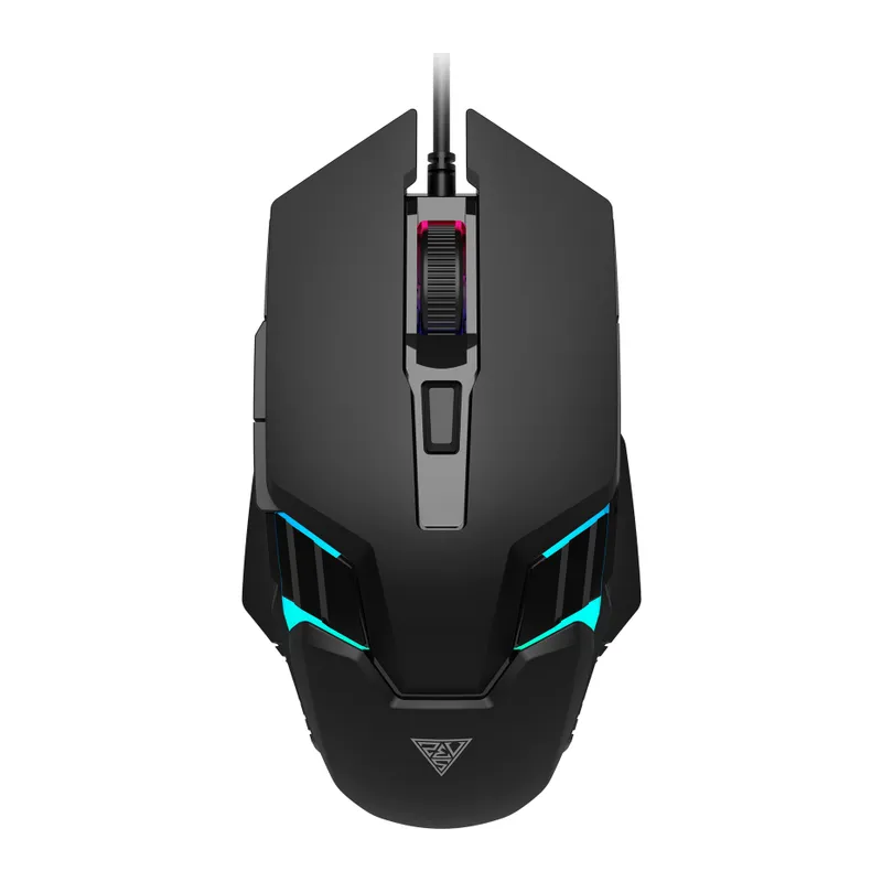 GAMDIAS AURA GS4, Çok Renkli Aydınlatma, USB Kablolu, 6 Programlanabilir Buton, Gaming Mouse, 3.600 DPI, Siyah