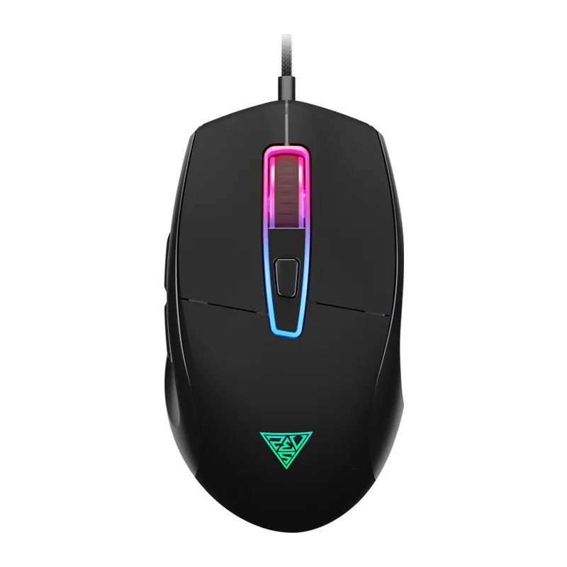 GAMDIAS ZEUS M5, RGB Aydınlatma, USB Kablolu, 7 Programlanabilir Buton, Gaming Mouse, 12.800 DPI, Siyah