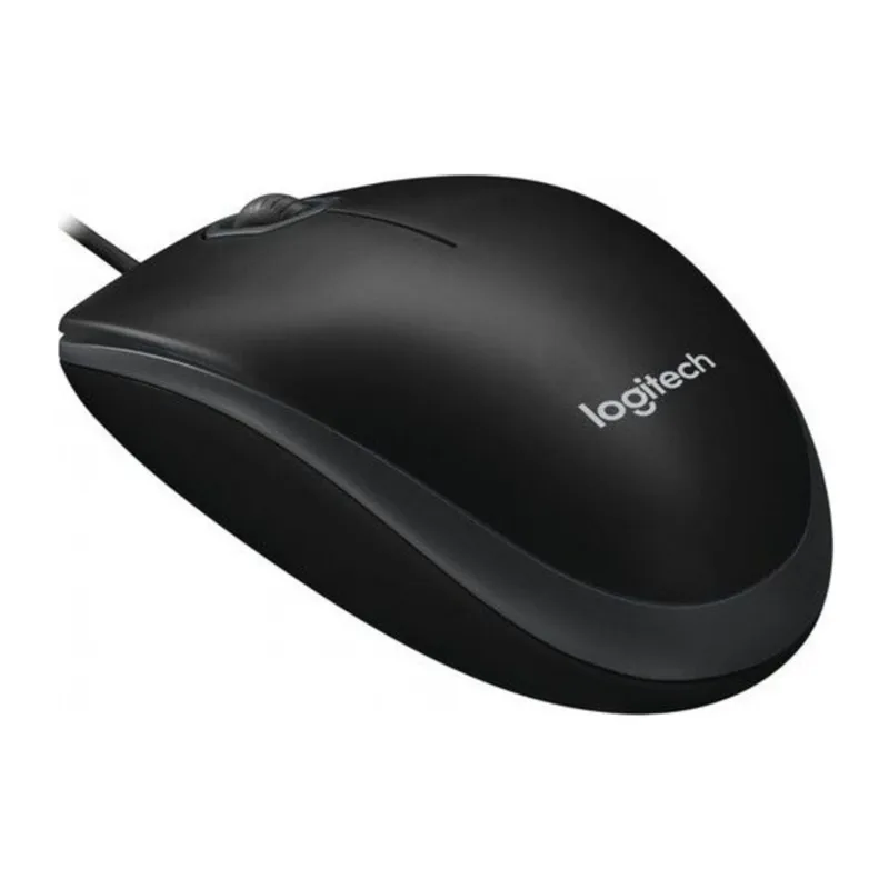 LOGITECH 910-003357, B100 Siyah, USB Kablolu, 1000dpi, Optik, 3 Tuşlu, Mouse