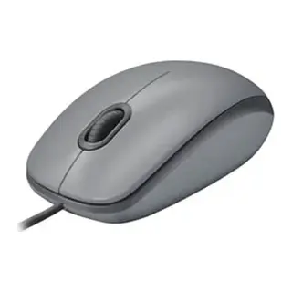 LOGITECH 910-006760, M110 Gri, USB Kablolu, 1000dpi, Optik, 3 Tuşlu, Sessiz Mouse