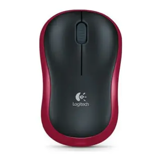 LOGITECH 910-002237, M185 Kırmızı, USB Nano 2,4G Kablosuz, 1000dpi, Optik, 3 Tuşlu, 12ay Pil Ömrü, Mouse