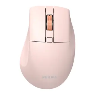 PHILIPS SPK7528P, SESSİZ, Pembe, USB Nano 2,4Gh ve Bluetooth Kablosuz, 1600dpi, Optic, 3 Tuşlu, Ergonamik, Sessiz Click, Mouse