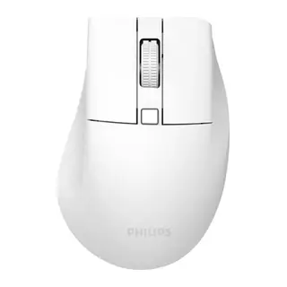 PHILIPS SPK7528W, SESSİZ, Beyaz, USB Nano 2,4Gh ve Bluetooth Kablosuz, 1600dpi, Optic, 3 Tuşlu, Ergonamik, Sessiz Click, Mouse