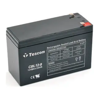 TESCOM Combatt, CBL12-9, 12V 9Ah, Bakımsız, Kuru Akü. UPS için Uygundur. (100012607)