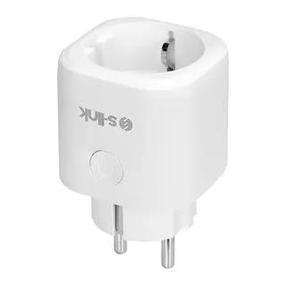 S-LINK SL-14, 1 Soket, Akım Korumalı Priz, 16A, WiFi 2.4Ghz, Bluetooth, TUYA Yazılım Destekli, internet üzerinden Yönetilebilir