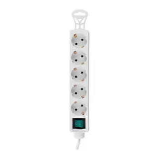 S-LINK SPG-F05, 5 Soket, Akım Korumalı Priz, 1.5Mt Kablo, 306 Joule (Beyaz)