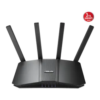 ASUS RT-BE82U, BE6500, 4 Port, 6500Mbps, Dual Band, WİFİ 7, AiMesh, AiProtection Pro, Gigabit Extendable Router