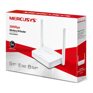 MERCUSYS MW301R, 3Port, 300Mbps, 2.4Ghz WiFi, Masaüstü, Megabit, Router