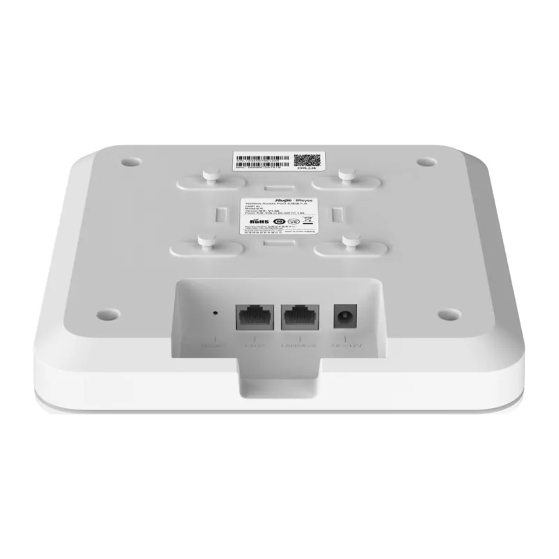 RUIJIE Reyee RG-RAP2260(G), AX3200, 2Port 2.5GE, 1775Mbps, Dual Band, Wifi 6, PoE, Tavan Tipi, Reyee Mesh, Access Point
