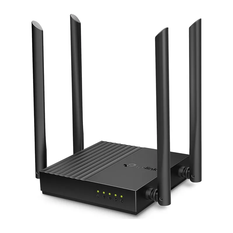 TP-LINK ARCHER C64, AC1200, 4Port, 1200Mbps, Dual Band WiFi, Masaüstü, Gigabit, Router, Access Point